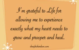 grateful - cheryl richadson