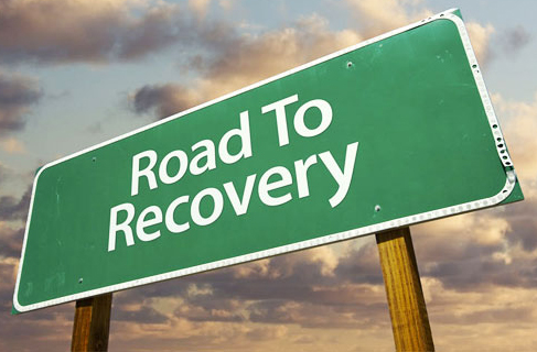 roadtorecovery - green sign