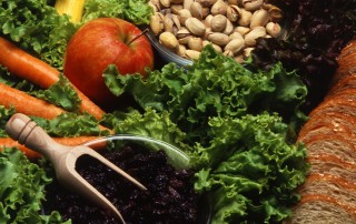 veggies and pistachios
