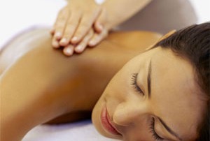 woman getting massage - massage therapy