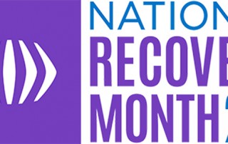 National Recovery Month 2020 graphic - recovery is possible