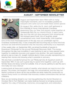 St Joseph Institute Alumni Newsletter